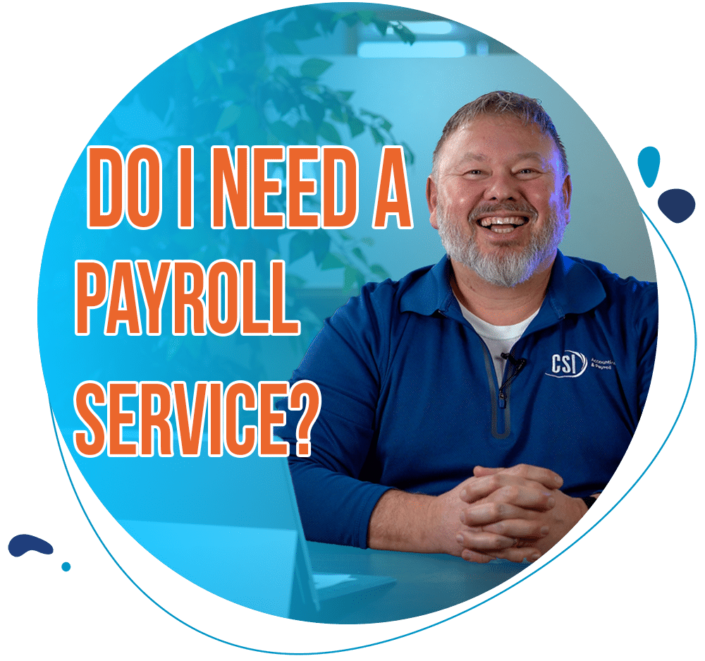 smiling payroll professional