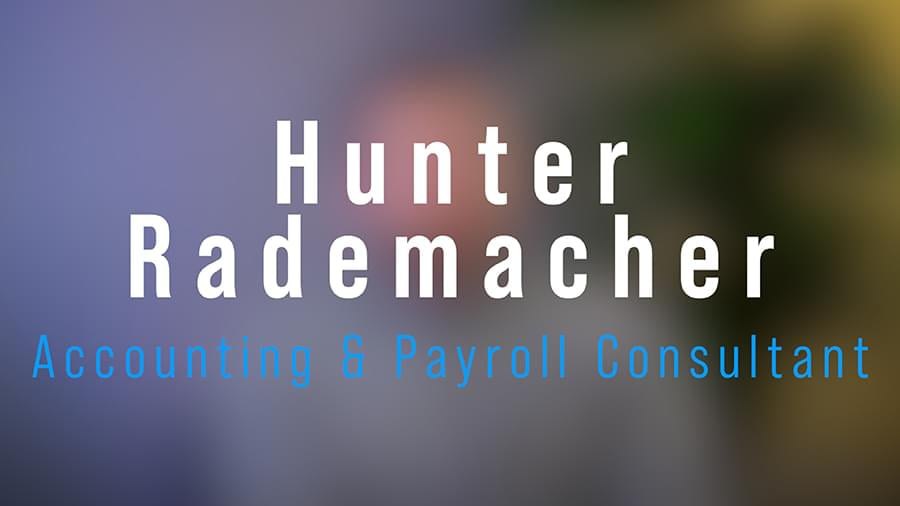 Hunter Rademacher Bio Video